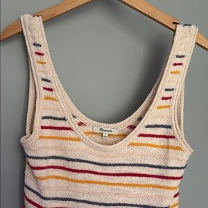 Madewell Striped Knit Tank Top